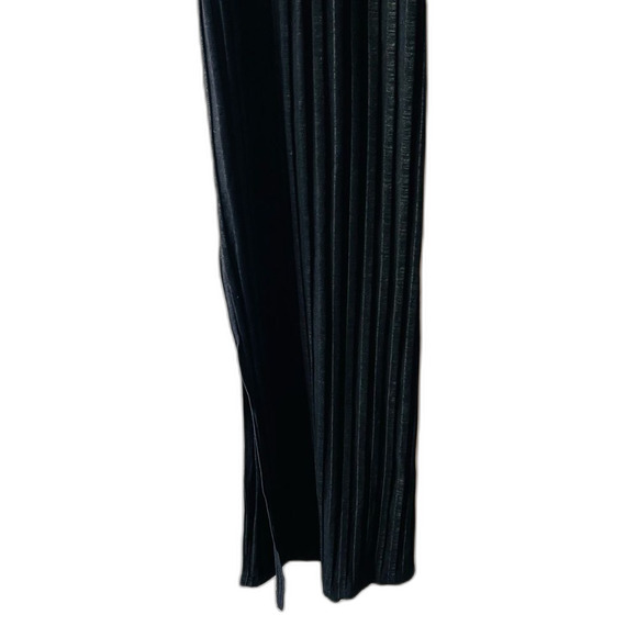 JONATHAN SIMKHAI Womens Black Jersey Ribbed Megan Maxi Dress Size Small - Picture 6 of 7